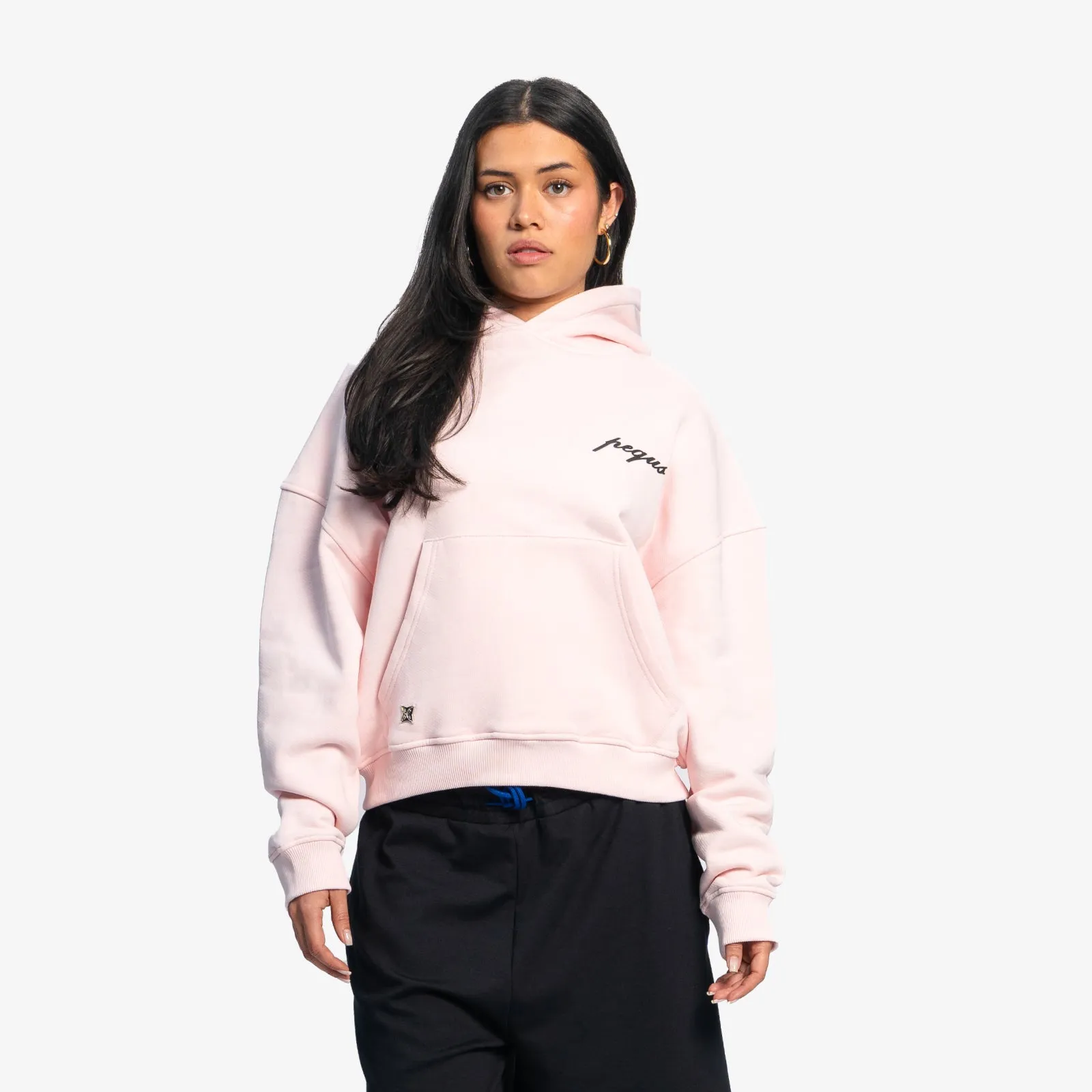 A Paradise Beach Club Graphic Cropped Hoodie