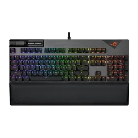 ASUS ROG Strix Flare II NX Blue Switch Clicky & Tactile Mechanical Gaming Keyboard XA08 STRIX FLARE II/NXBL/US