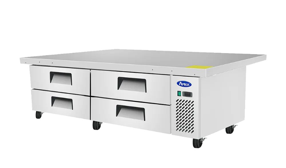 Atosa 76" Refrigerated Chef Base with 4 Drawers