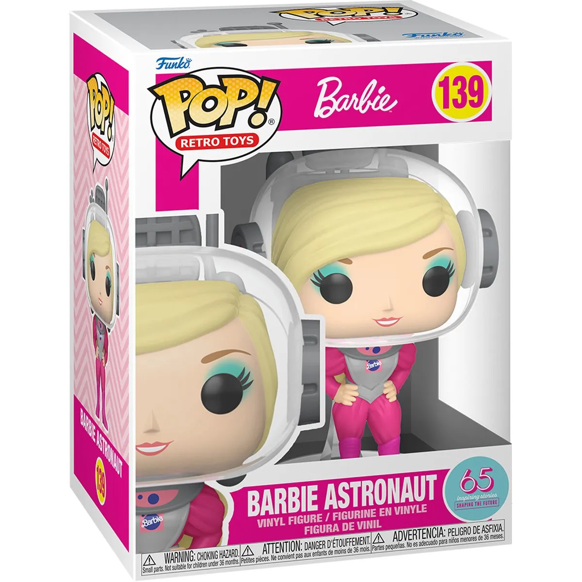 Barbie 65th Anniversary Barbie Astronaut Funko Pop! Vinyl Figure #139 *Box Damage*