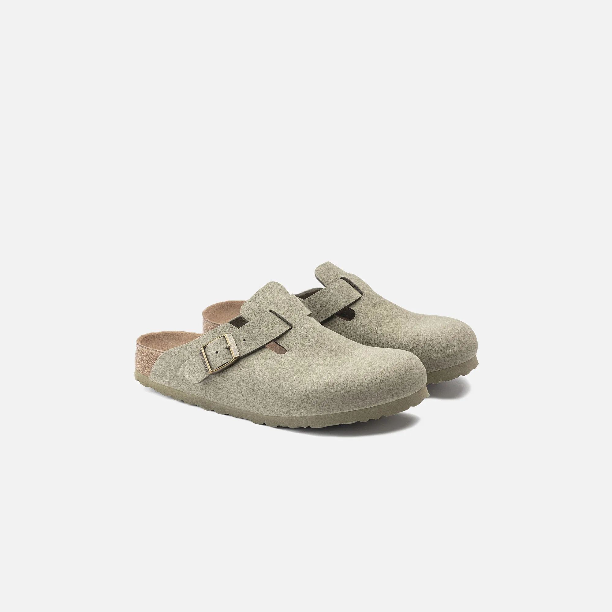 Birkenstock Boston Vegan - Faded Khaki