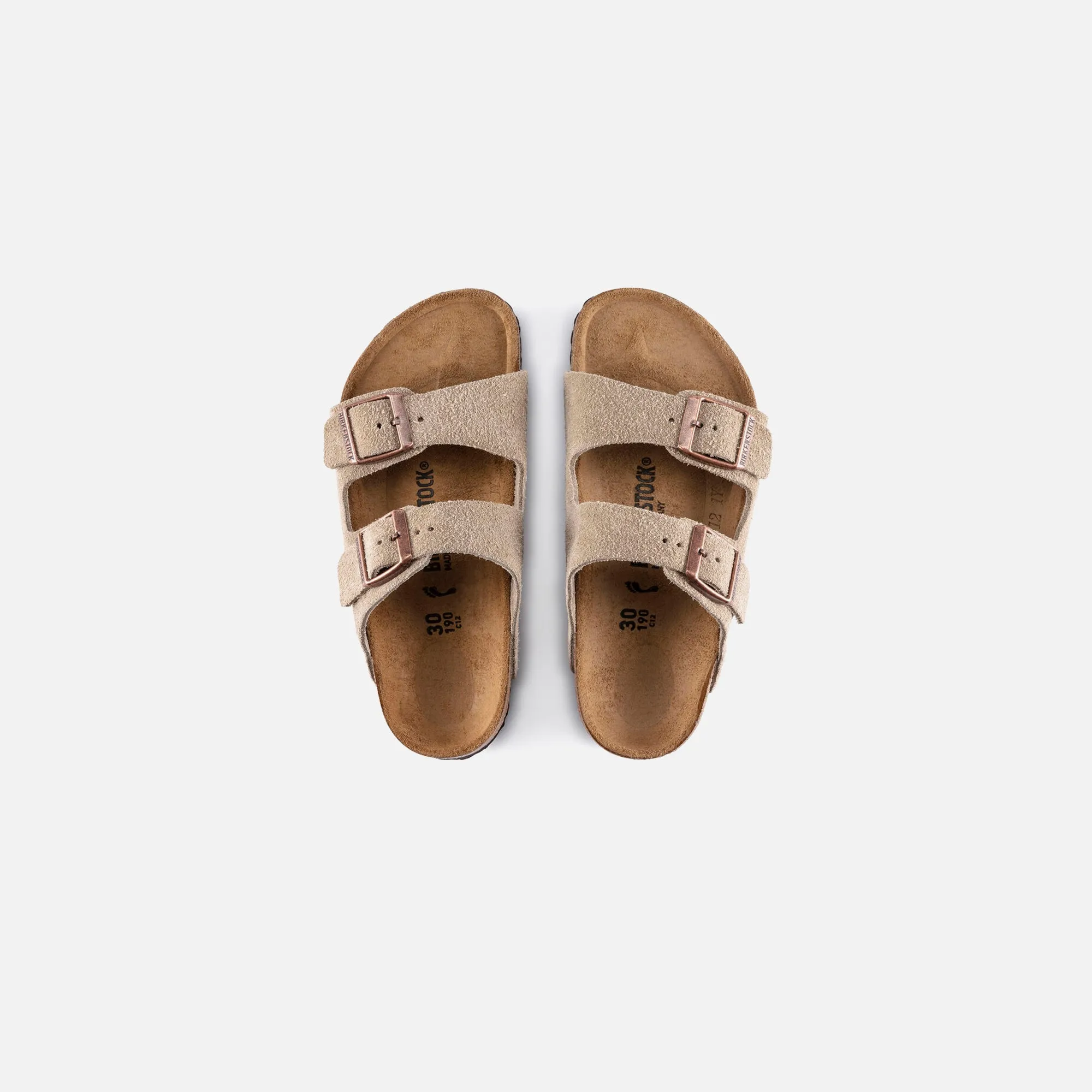 Birkenstock Kids Arizona Suede - Taupe