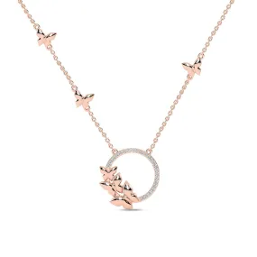 Butterfly Cluster Necklace