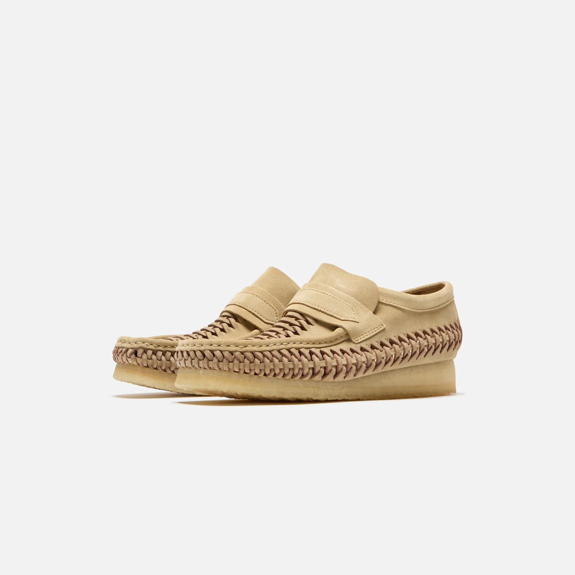 Clarks Wallabee Loafer Weave - Maple Suede