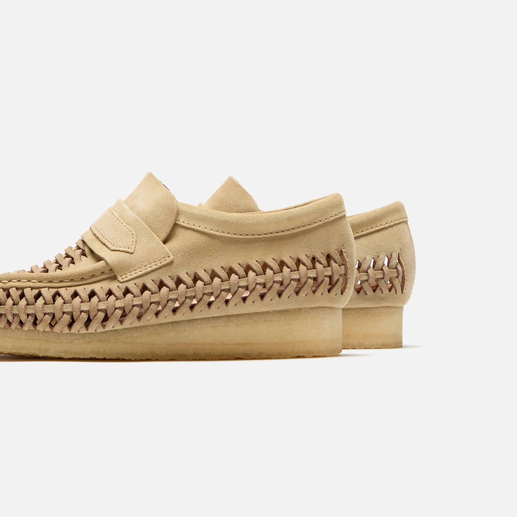 Clarks Wallabee Loafer Weave - Maple Suede