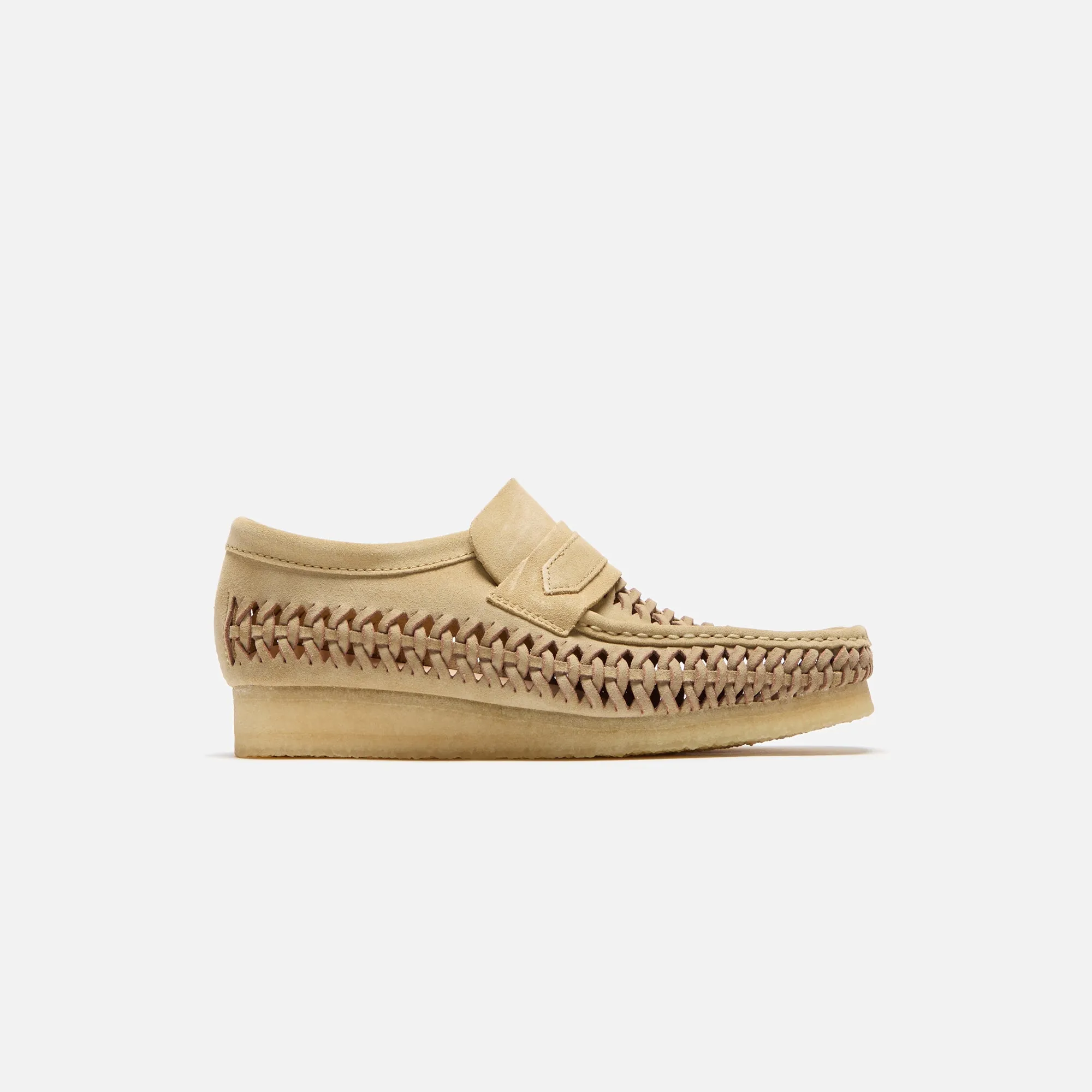 Clarks Wallabee Loafer Weave - Maple Suede