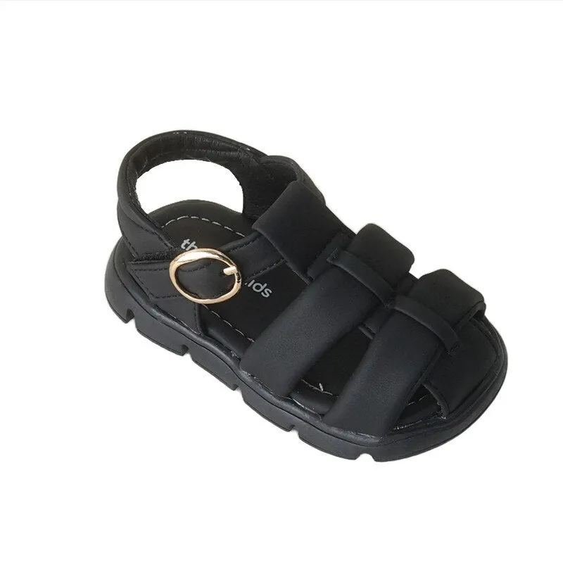 Double Strap Fabric Sandals for Girls