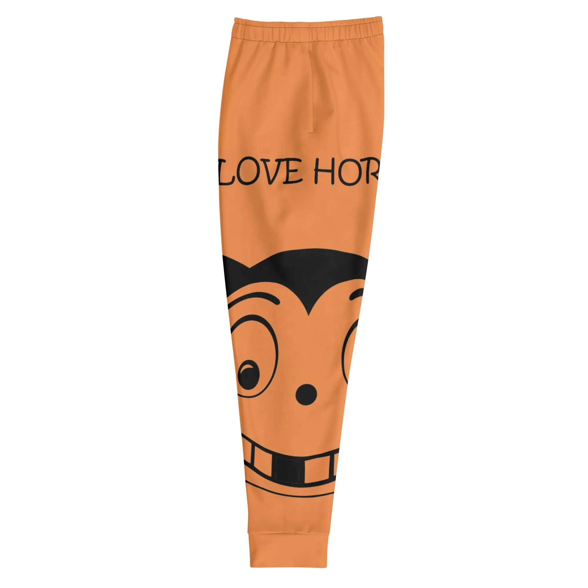 Eco-Conscious Comfort 'I Love Horses' Men's Joggers