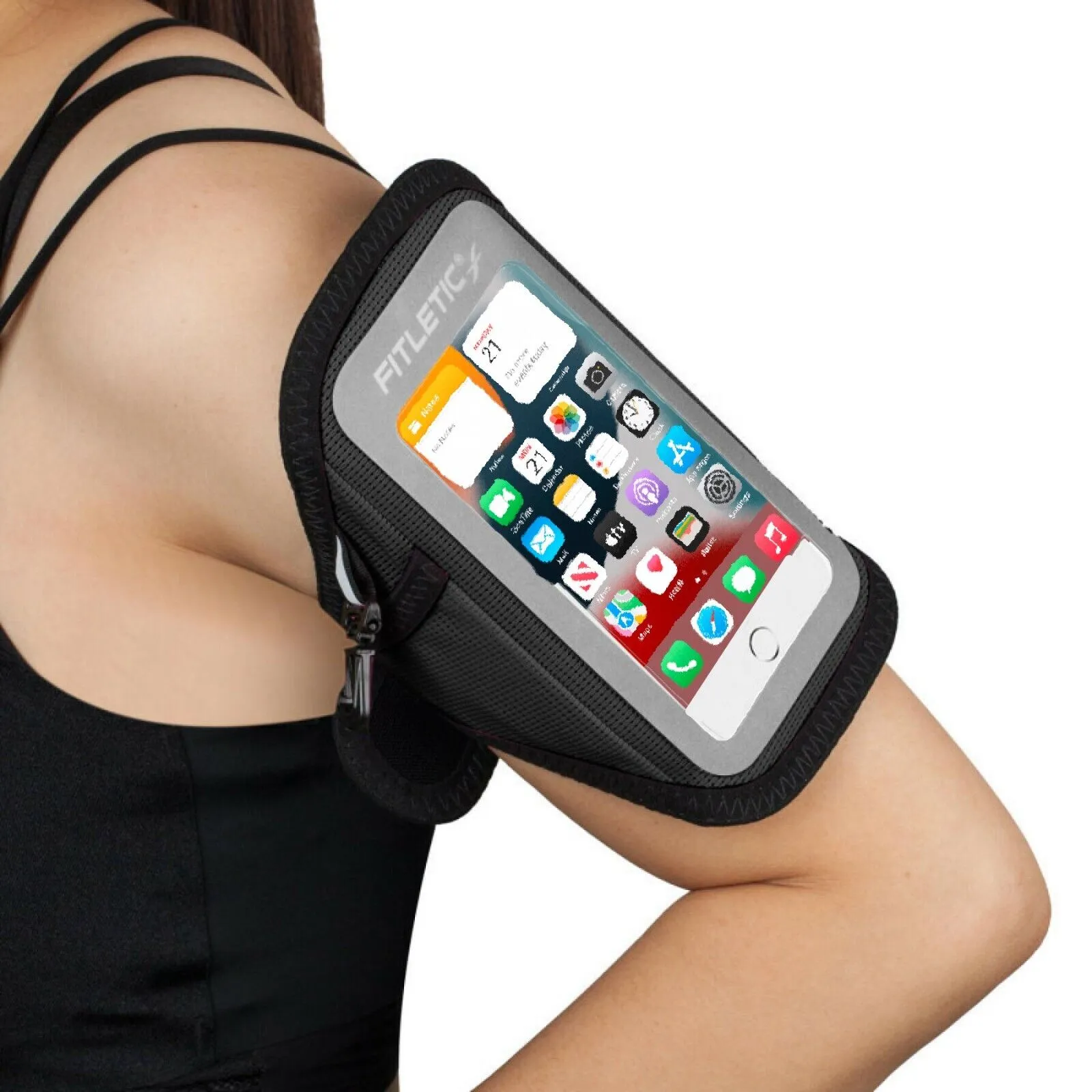 Fitletic Surge Phone Armband For Running / Sports - For iPhone SE & Similar