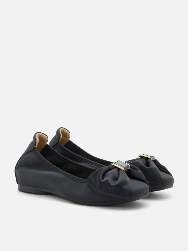 Hana Silk Bow Flats