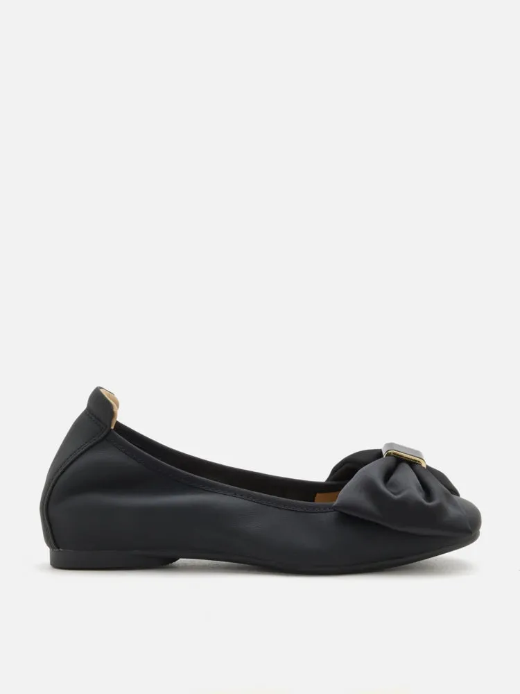 Hana Silk Bow Flats