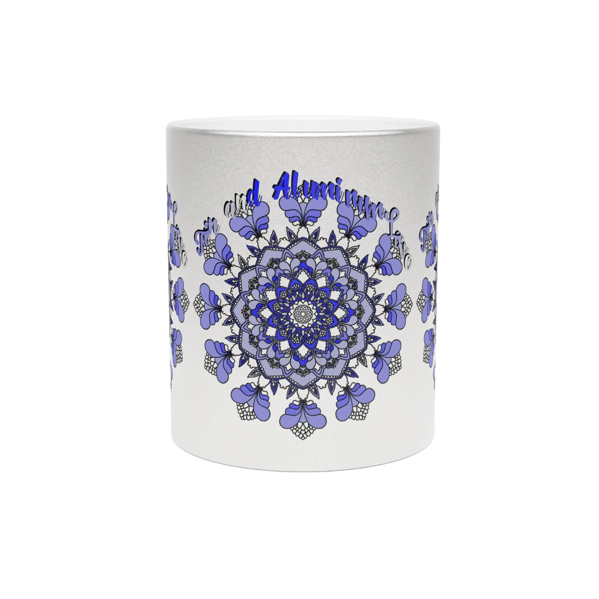 Handmade Mandala Metallic Mug - 10th Anniversary Gift