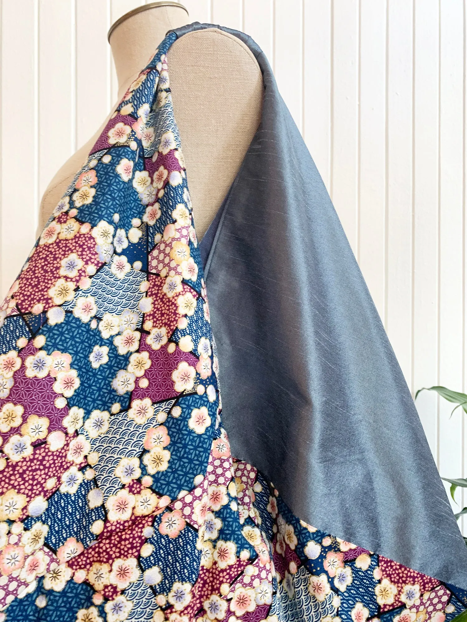 *Handmade* Origami bag | Market bag | Sakura (Blue)