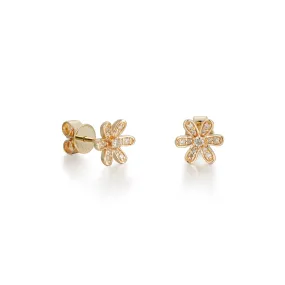 Orchid Gems Flower Fling Diamond Earrings