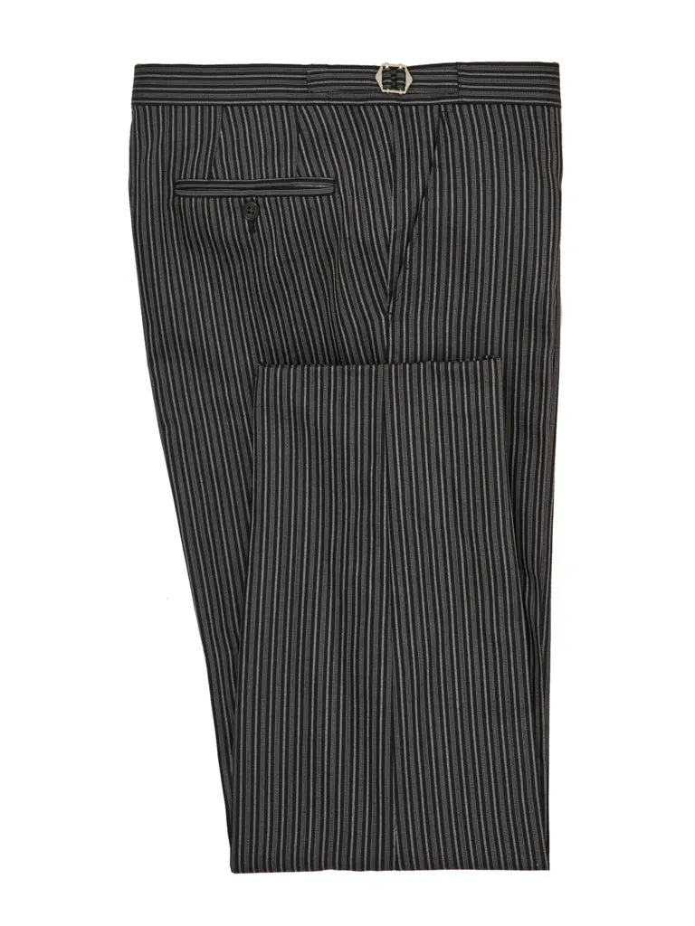 Pleated Morning Pants - Classic Striped