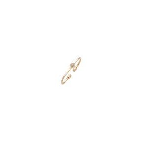 "Miró" Diamond Ear Cuff Small size