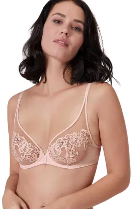 Simone Perele SAGA Full Coverage Plunge Bra, Blush (15C319)