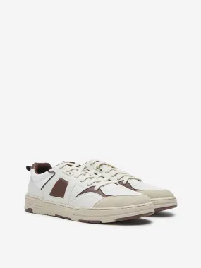 SOLEPLAY Beige Colour-Blocked Sneakers