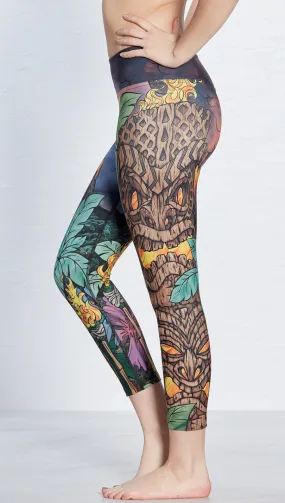 Tiki Tiki Time - Triathlon Capri Leggings - CUSTOM ORDER