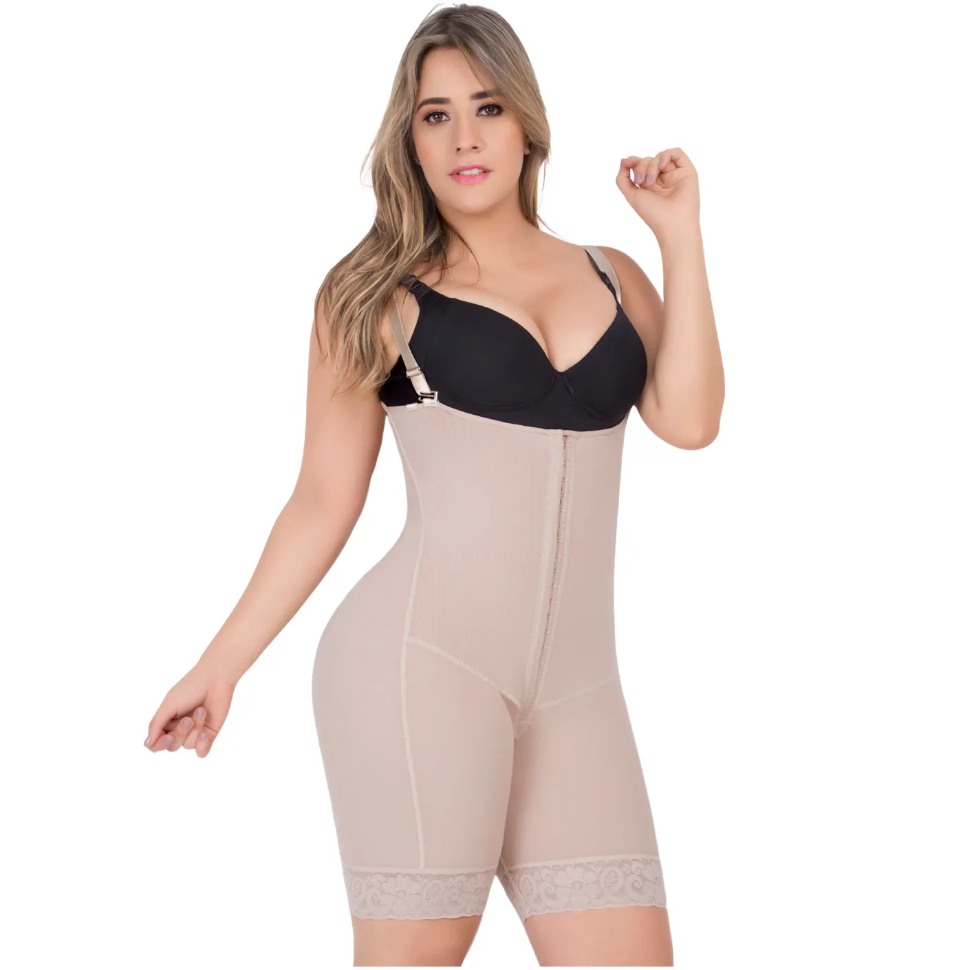 UpLady 6129 | Butt Lifter Tummy Control Shapewear Shorts Bodysuit | Powernet