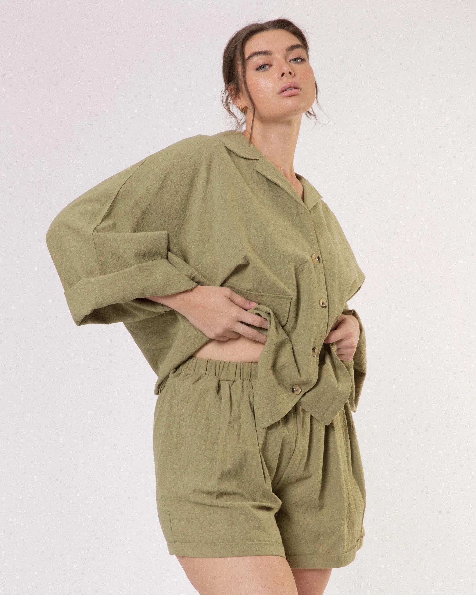 Women's Lounge Set | Olive