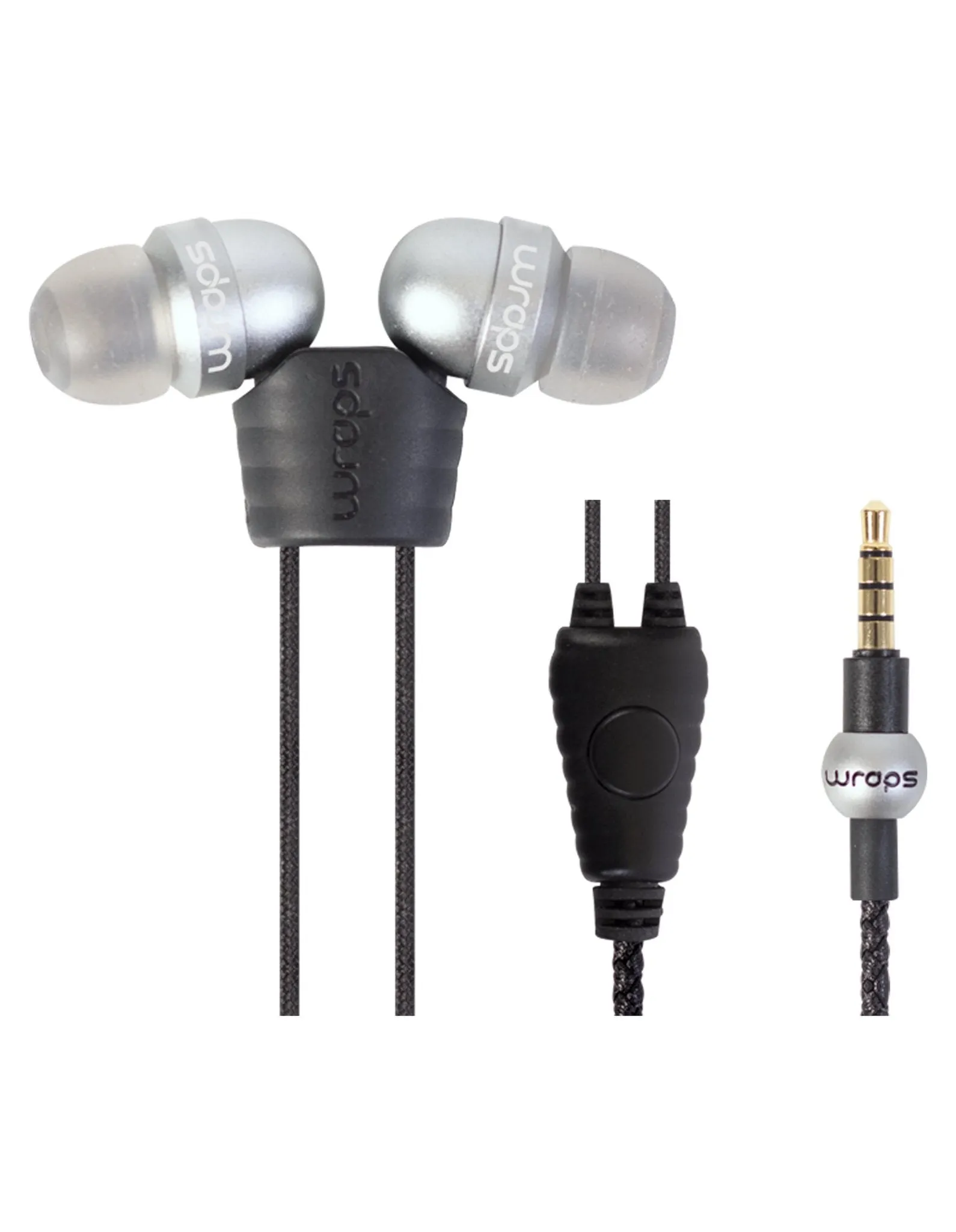 WRAPS Core Series Wearable In-Ear Earphones w Mic